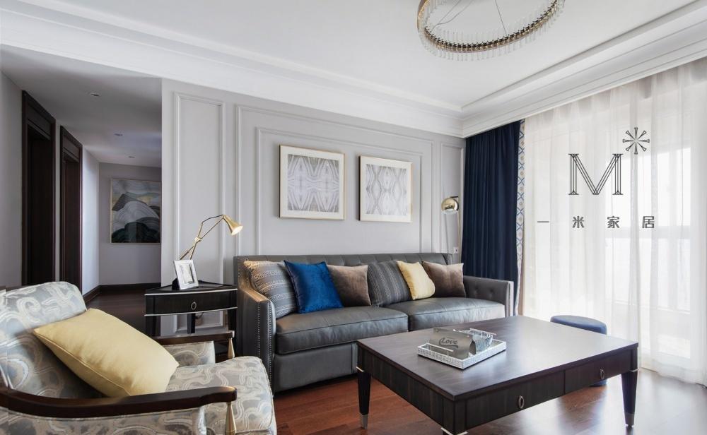 平层丨【一米家居】135㎡现代美式-0