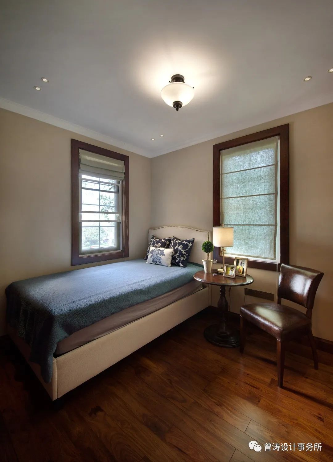 蓝湖郡花园别墅 | 美式乡村风格,光影与空间的深层对话-85