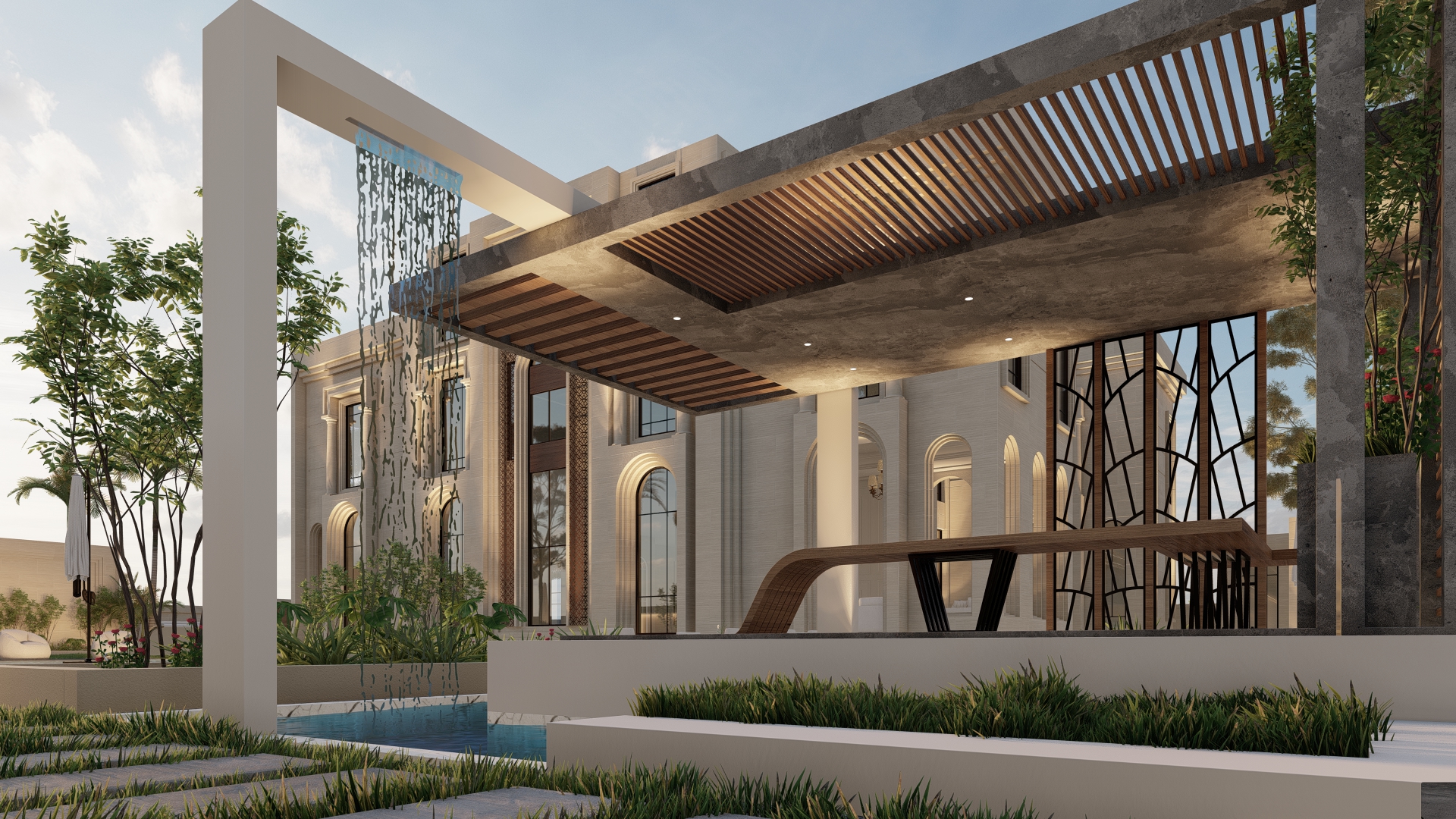 新古典主义宫殿丨卡塔尔-10