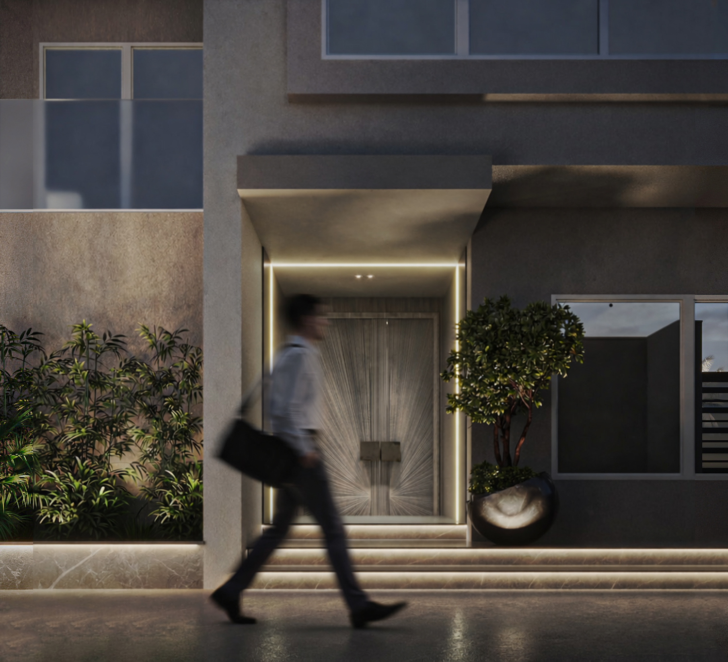 Hyde Park Villa - Entrance & Garden-0