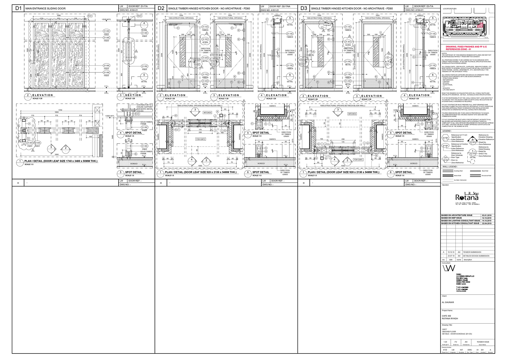 2D AutoCAD - Cafe 302 (From my previous work)-3