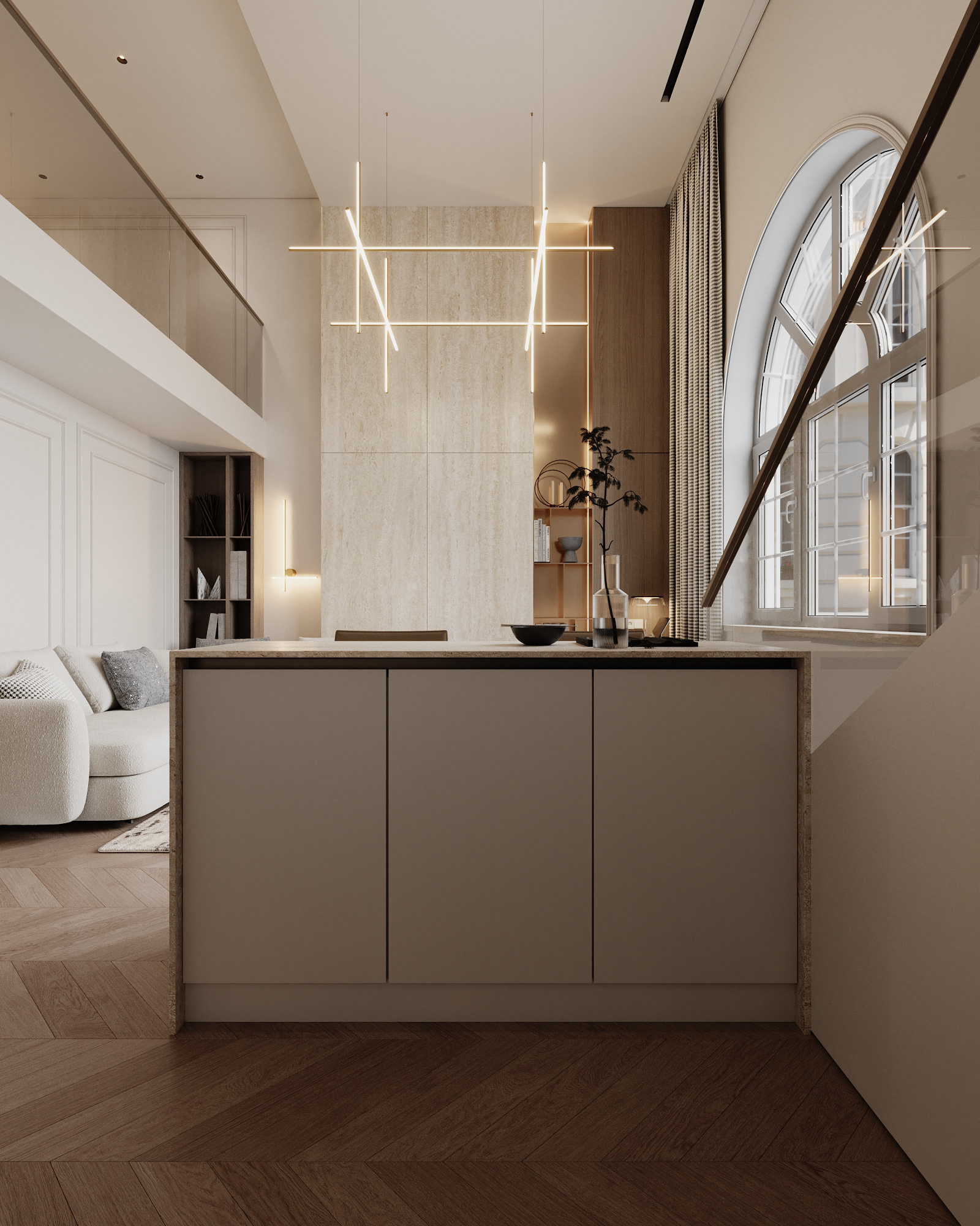 两层明亮公寓丨沙特阿拉伯利雅得丨Bodes studio-26