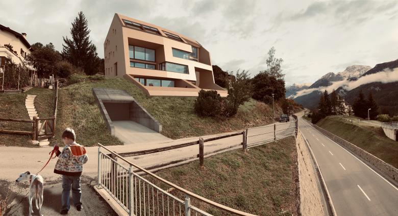 haefele schmid architekten ag丨«Motta Pitschna» MFH丨瑞士-0