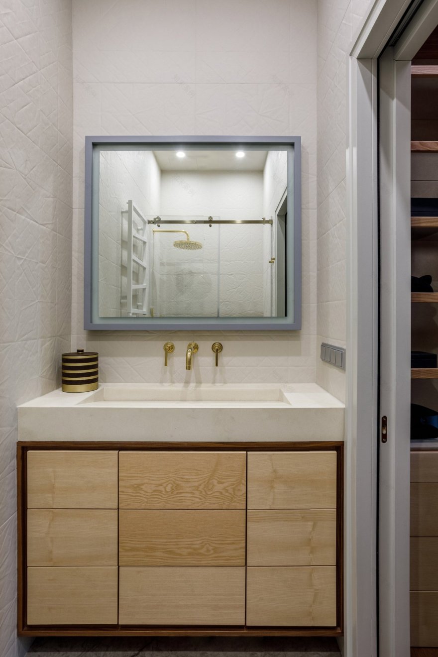 莫斯科顶层公寓,打造理想氛围的室内设计佳作-18