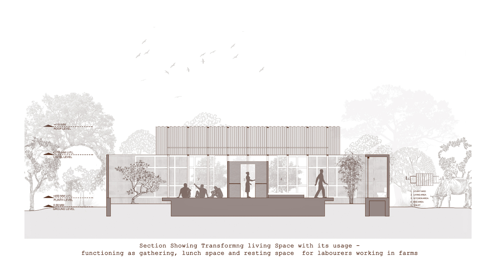 印度农村临时居住空间设计-39