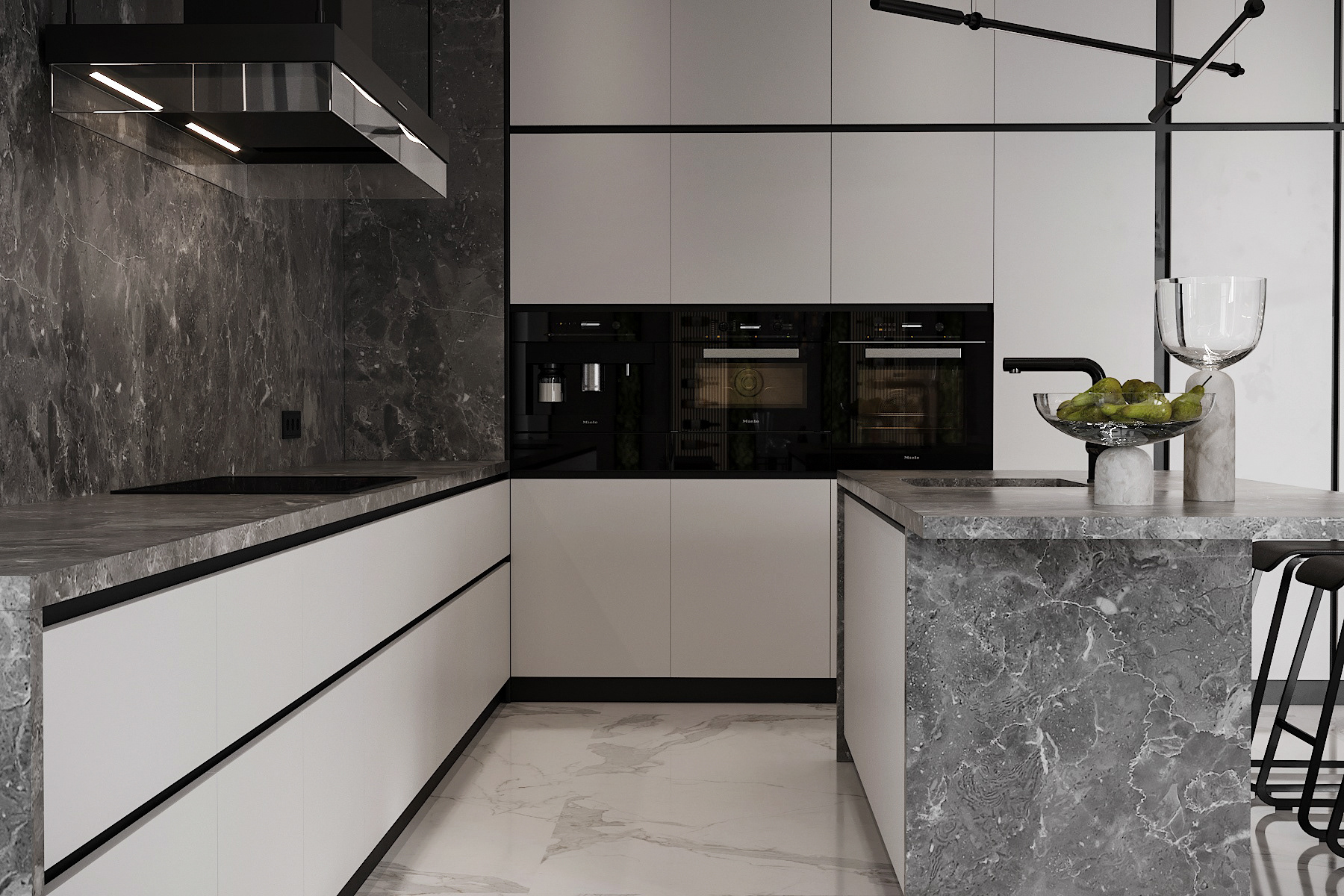 110㎡简约风公寓设计-5