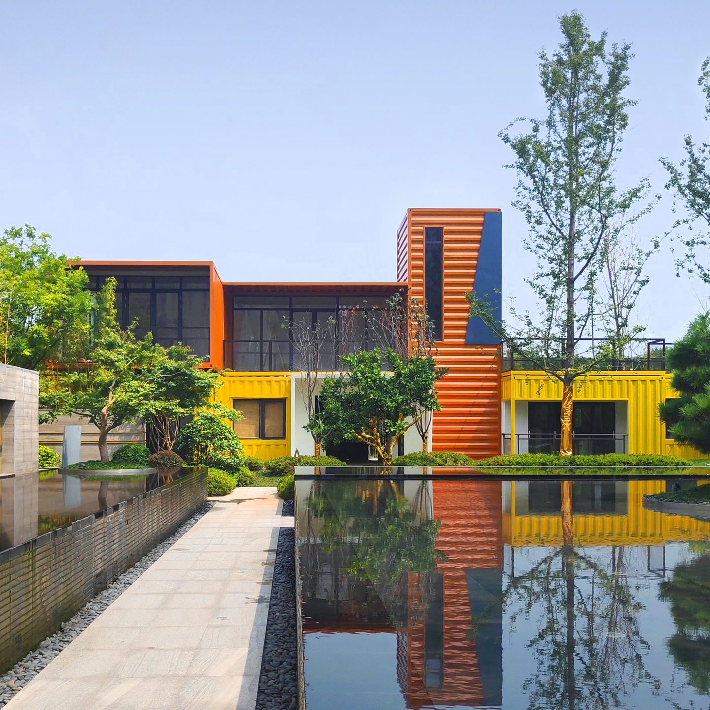 一个集装箱改造的模块化样板间-8