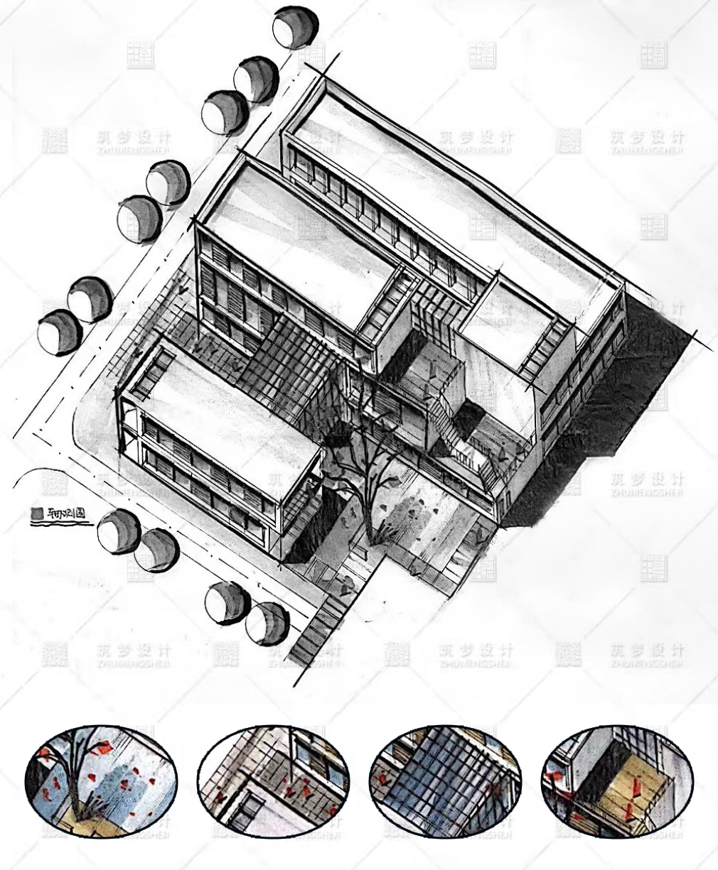 【快题复原】中国矿业大学2022年建筑学高分快题高清详解！-65