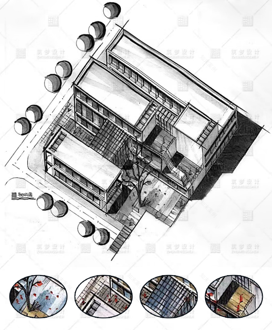 【快题复原】中国矿业大学2022年建筑学高分快题高清详解!-65
