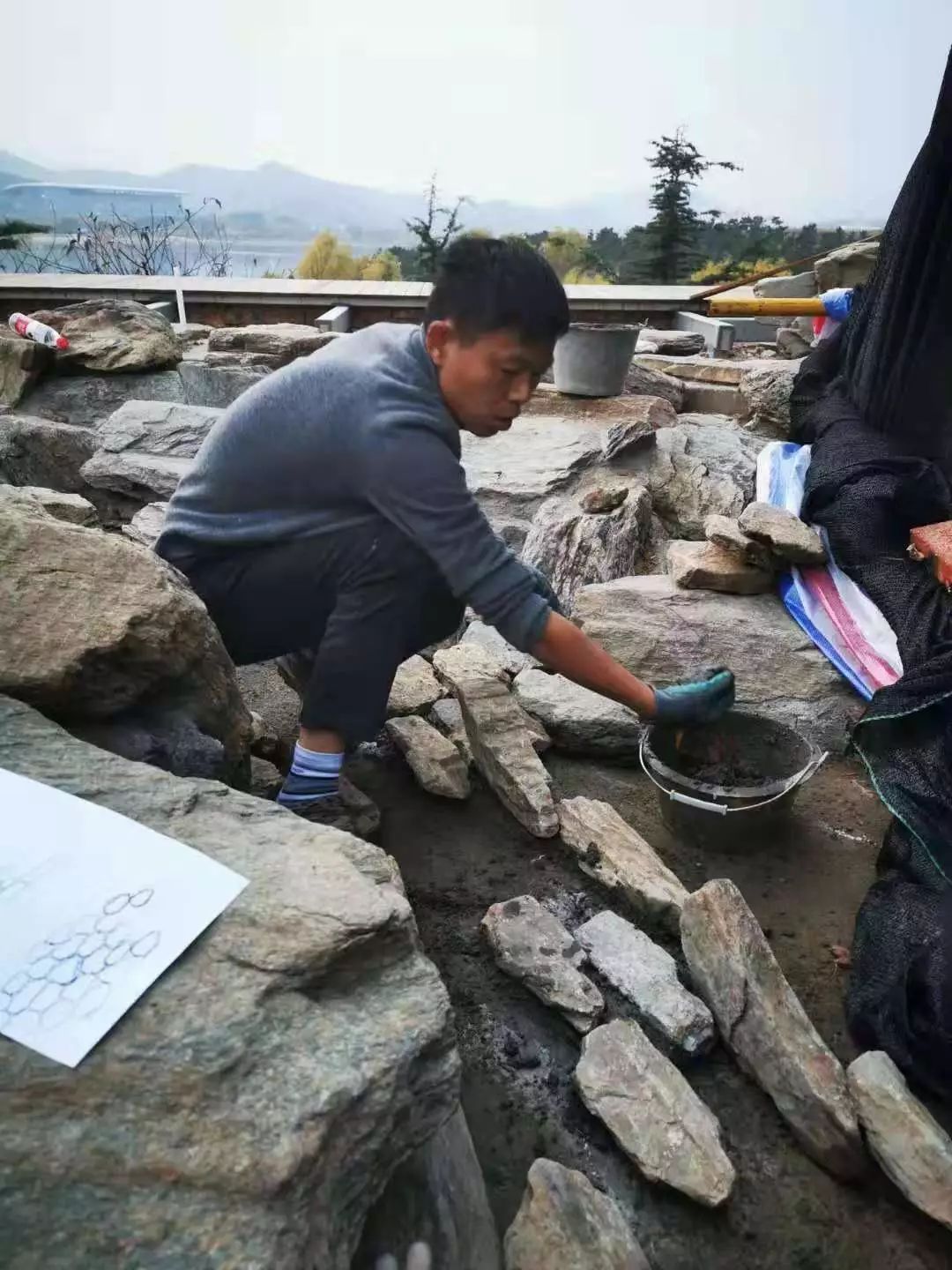 和汇造园匠心传承 | 大桥镐志山东实地授课-22