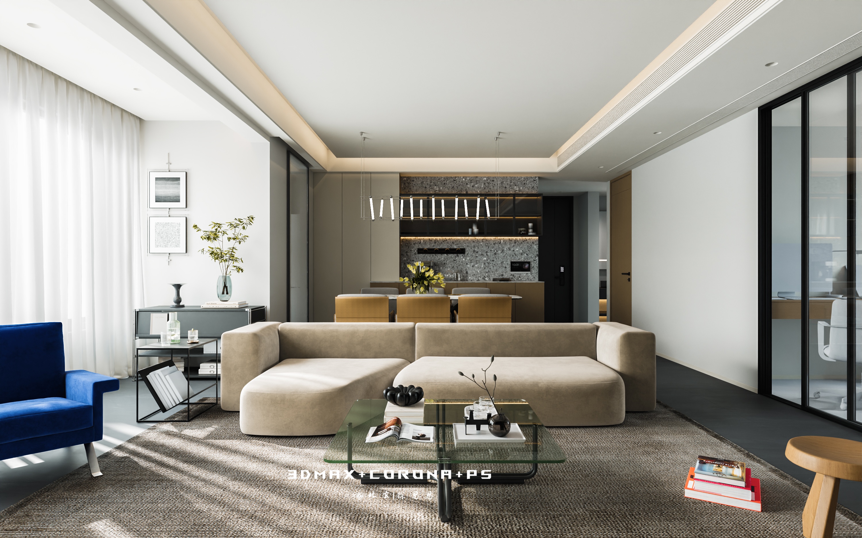 真的照片级了！探寻空间的简约之美，现代家居住所-0