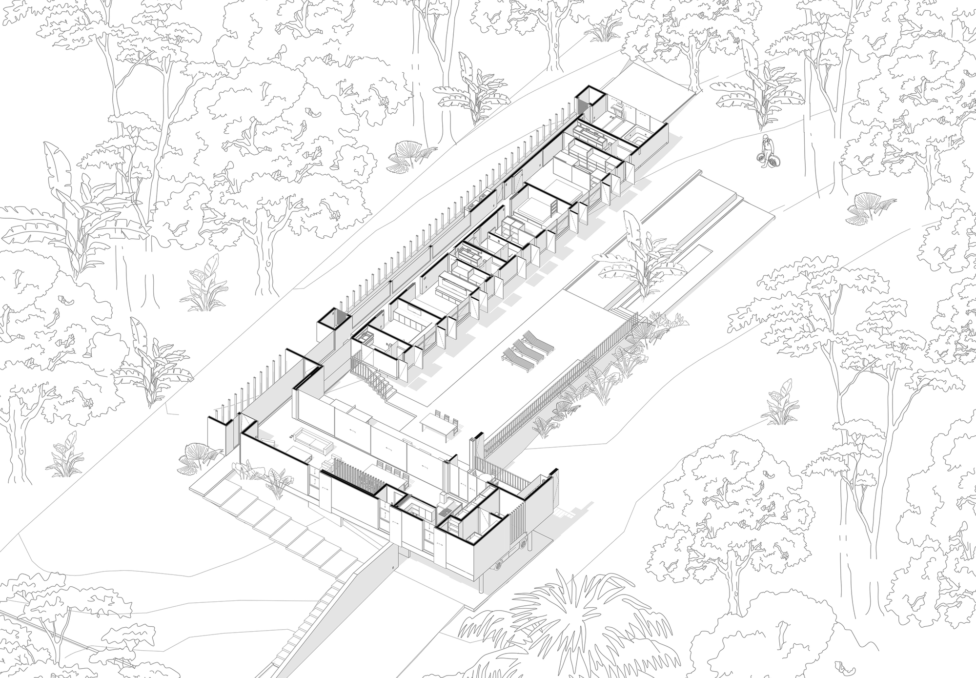 恩特雷蒙特斯住宅丨巴西丨Harpa Arquitetura-17