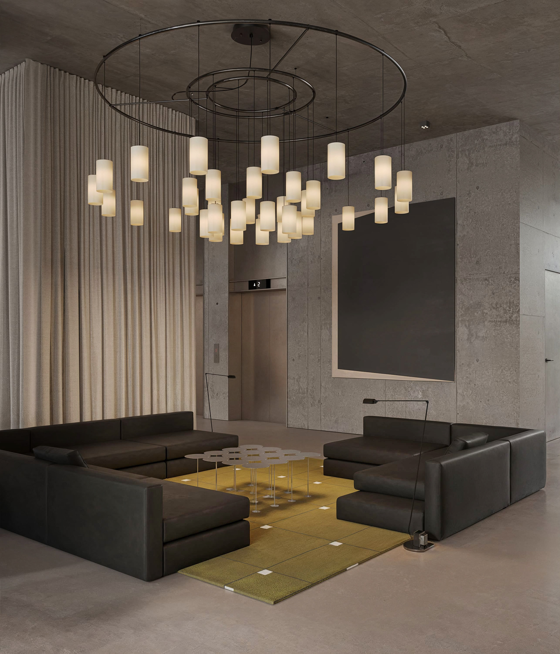 圆形酒店大堂丨UkraineKyiv丨Alexey Gulesha等五人-11