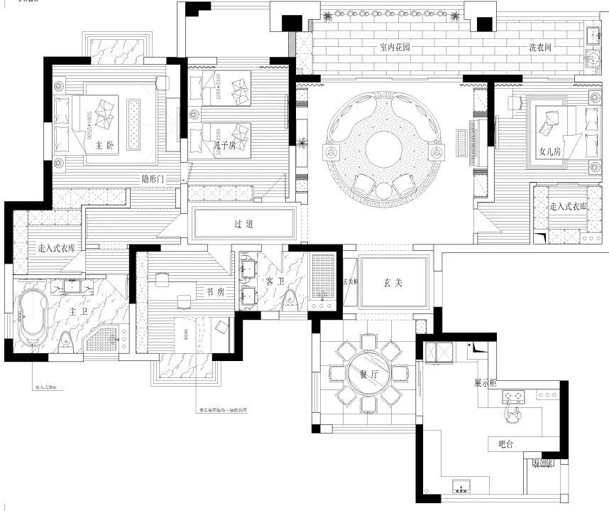 梦中的法式浪漫 | 234 平米湖滨小区装修记-14