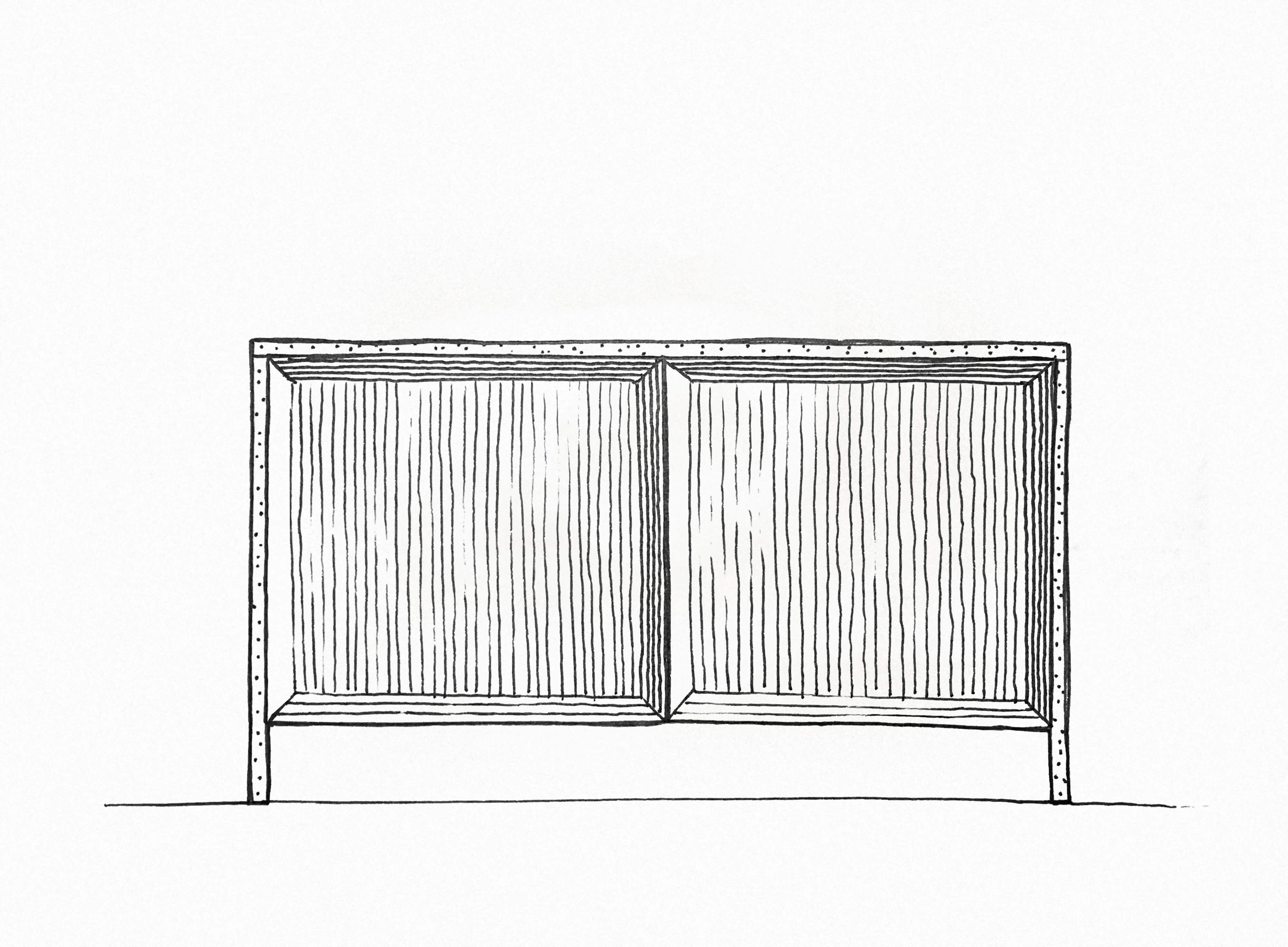 二四餐具柜设计 | 融合传统与现代的雕塑之作-1