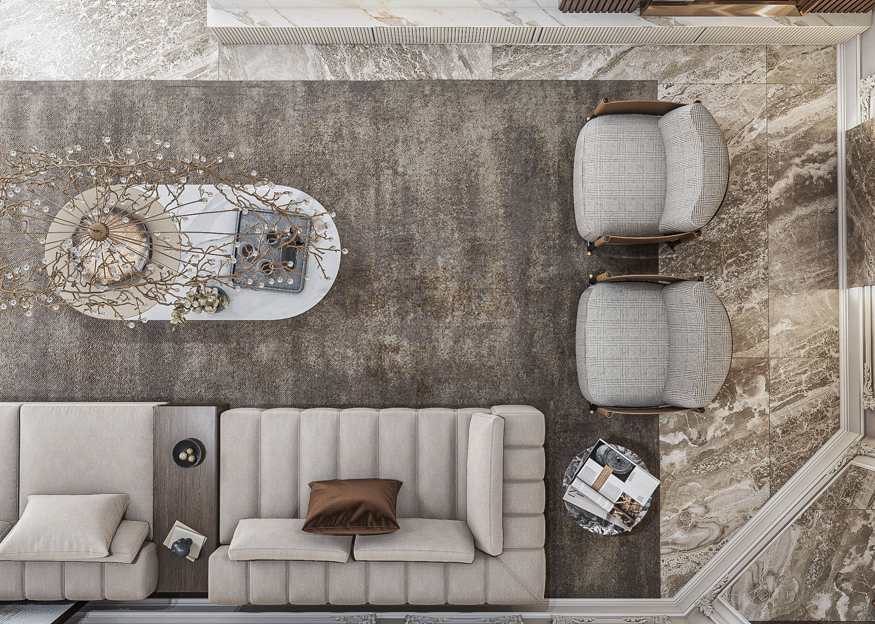 家庭起居室丨Sinam Studio-14