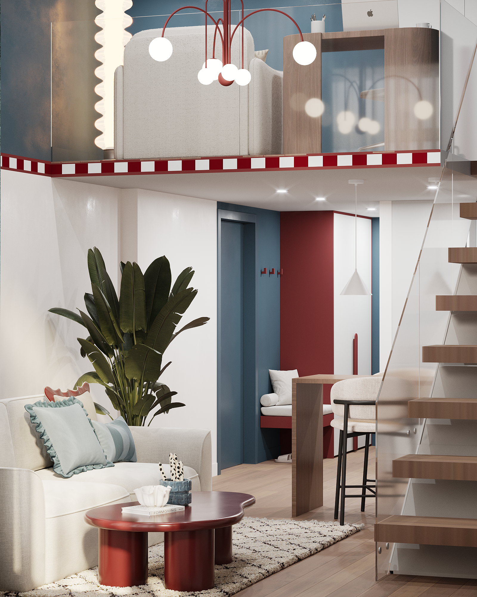 Calm Geometry公寓室内设计-13