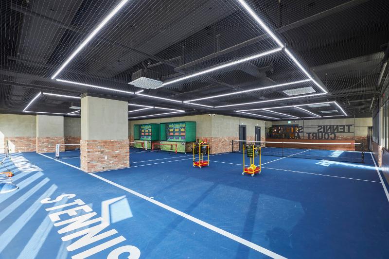 简约清新 106 平室内网球场馆设计-3