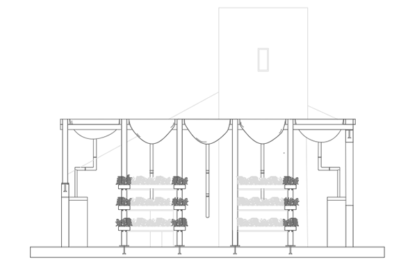 流体建筑；流动式建筑（注：两个翻译在不同语境下都较合适，若仅选一个最常见的，可优先选流体建筑 ） 丨3名学生团队-85