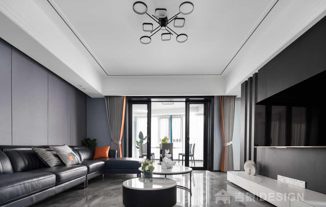 现代简约主义大平层设计丨吉象设计-12