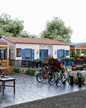 Mediterranean Style Café