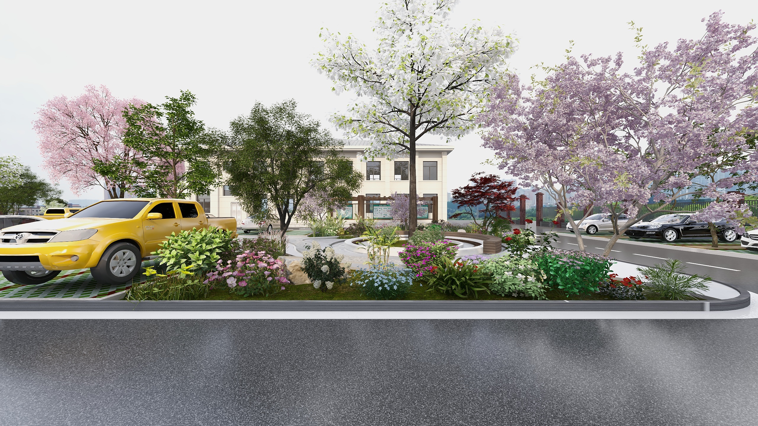 国家电网基层供电所园林景观设计-5