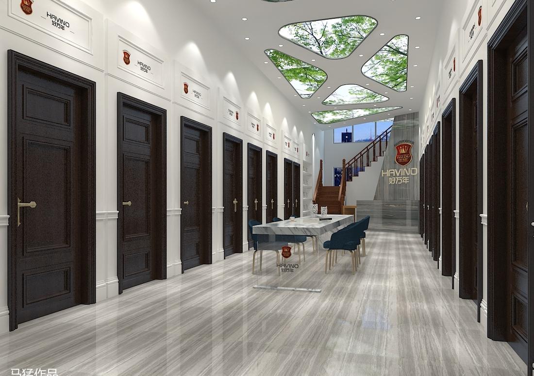 
周口形象店好万年木门 -9