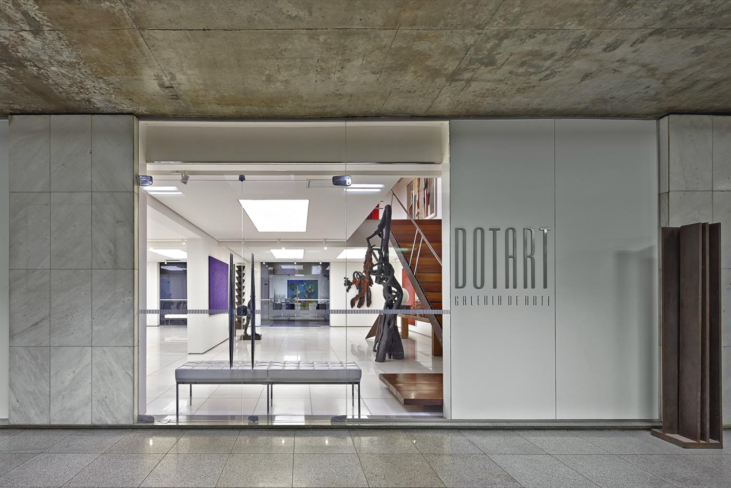 巴西 Dotart 艺术画廊 | 极简与功能的完美融合-1
