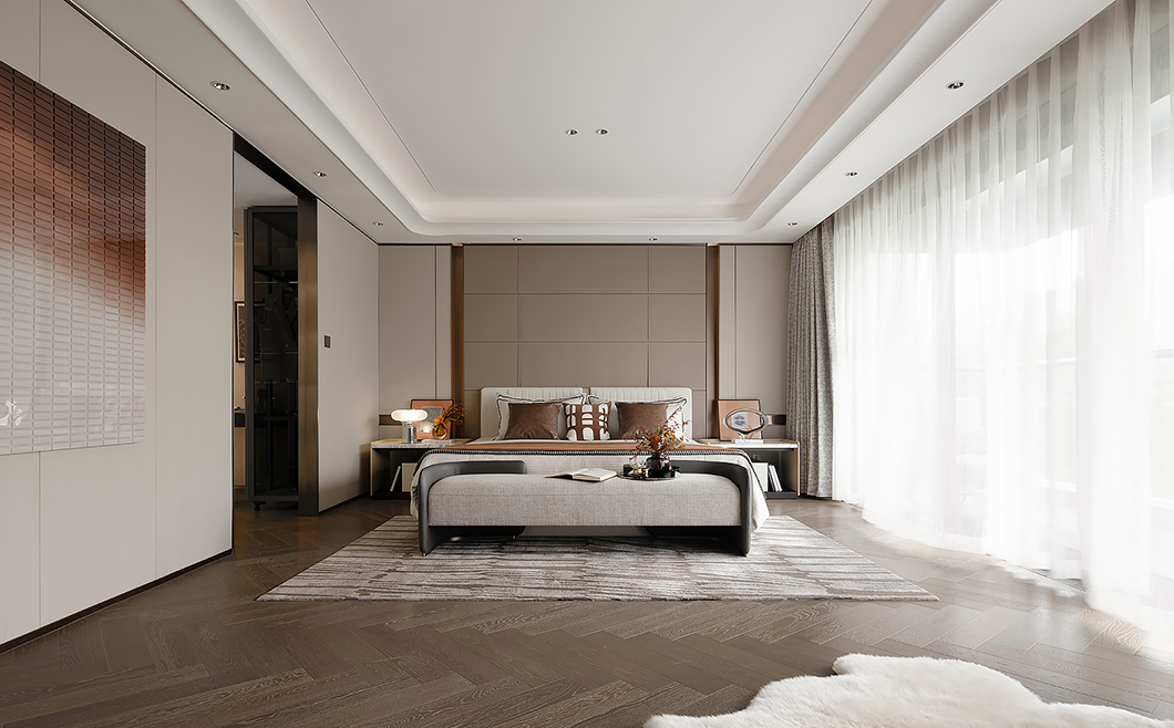 德方圆 | 380㎡现代别墅，轻奢有度，简而不凡！-34