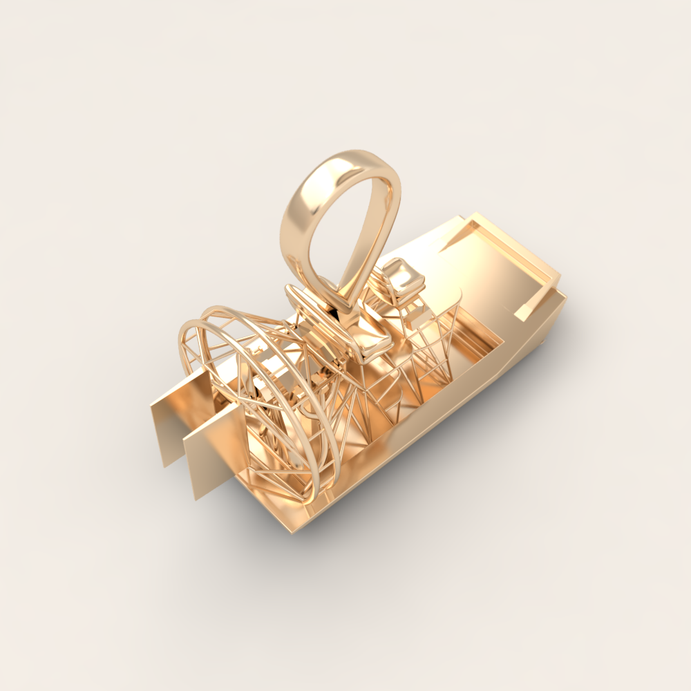 Louisiana Boat Pendant-2