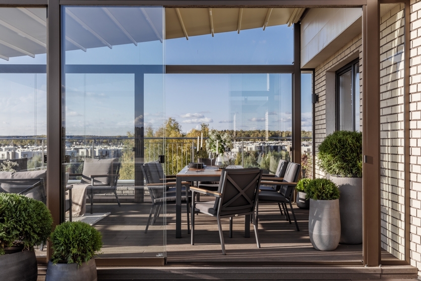 莫斯科郊外带露台的年轻家庭公寓设计丨俄罗斯莫斯科丨设计师安娜·马克西莫娃-57