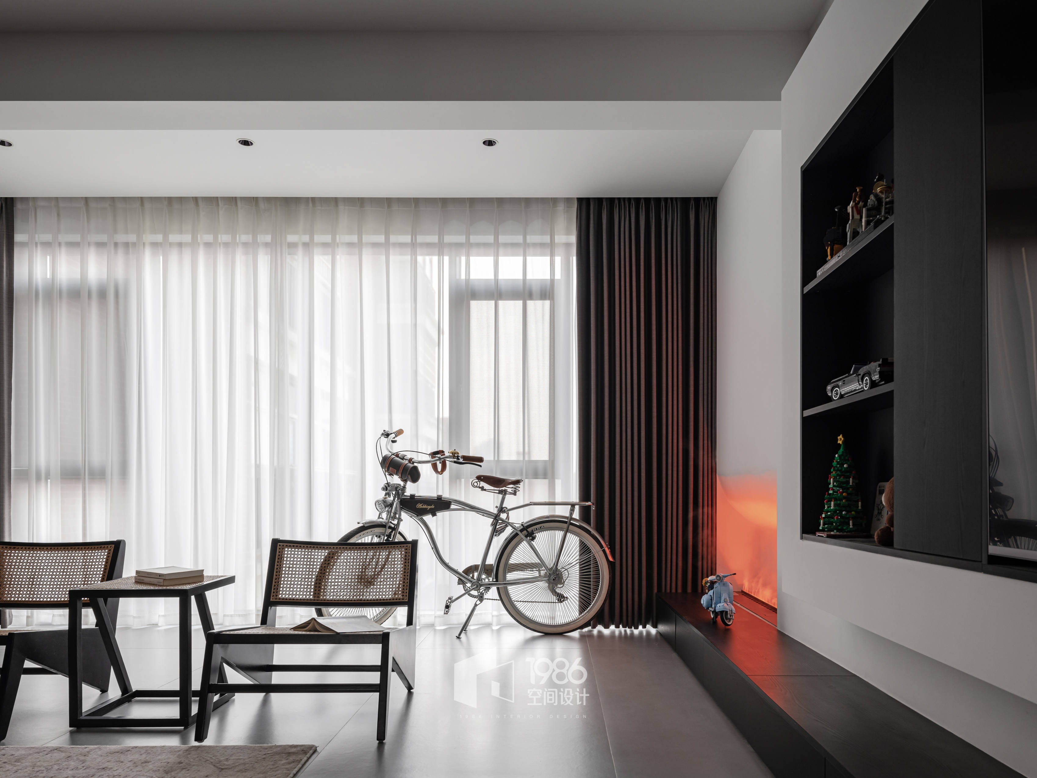 1986设计｜无界之境  海归的治愈系乌托邦丨中国长沙丨1986空间设计-5