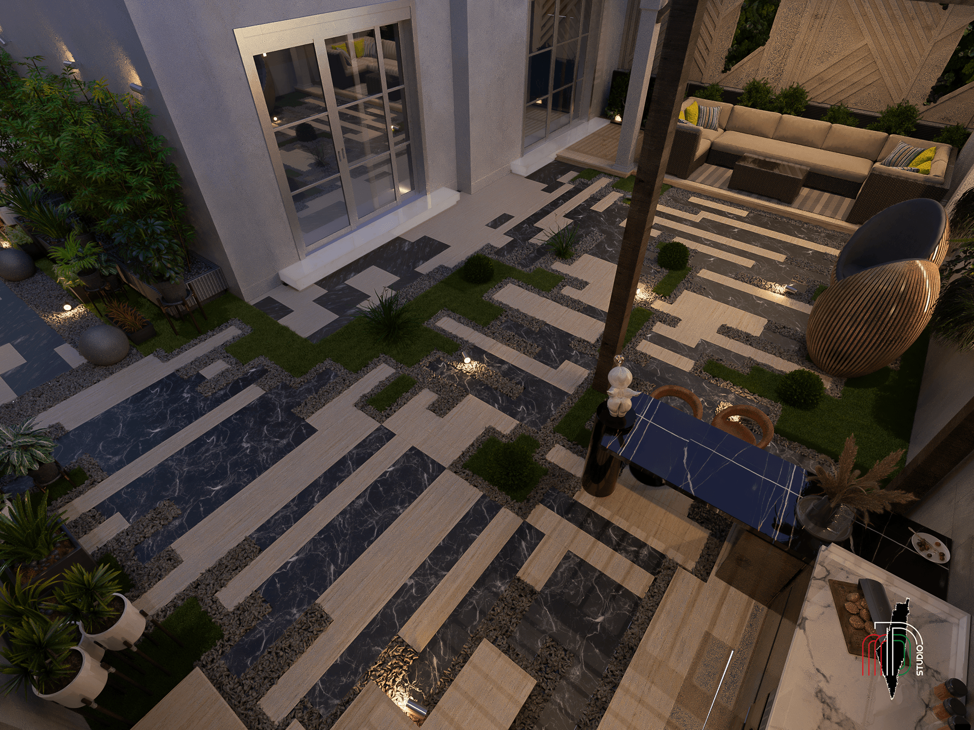 B3 景观设计 · 现代景观设计丨埃及丨MUHAMMAD TALAAT DESIGN STUDIO-38