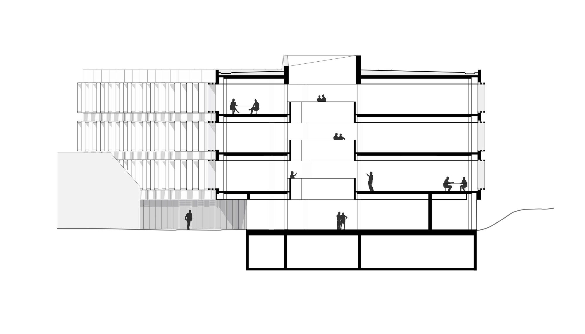 历史公园边的混搭办公建筑-2