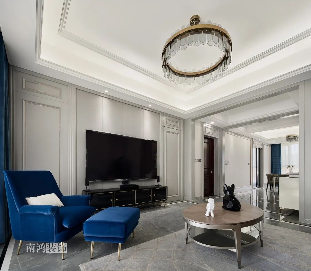 康城一品现代美式轻奢家居设计丨浙江南鸿装饰-37