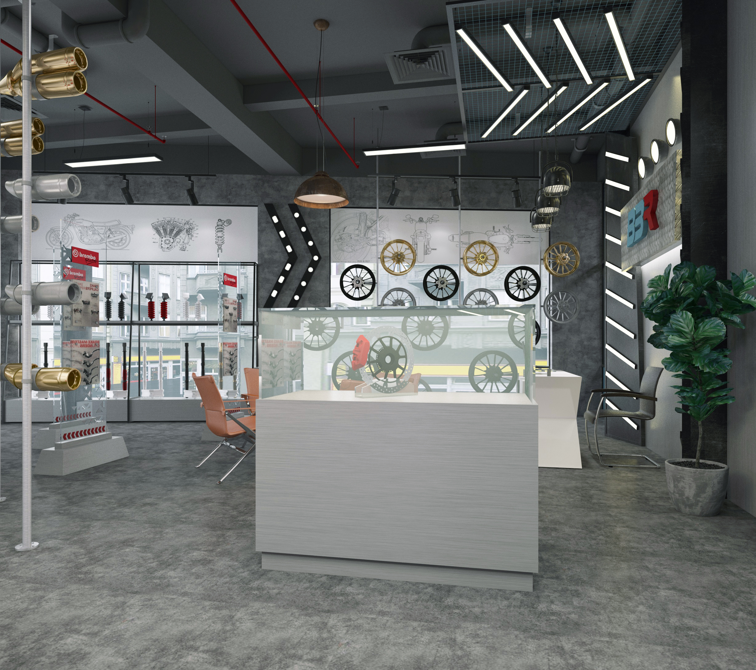 Interior - Showroom Motorbike - HCM C-5