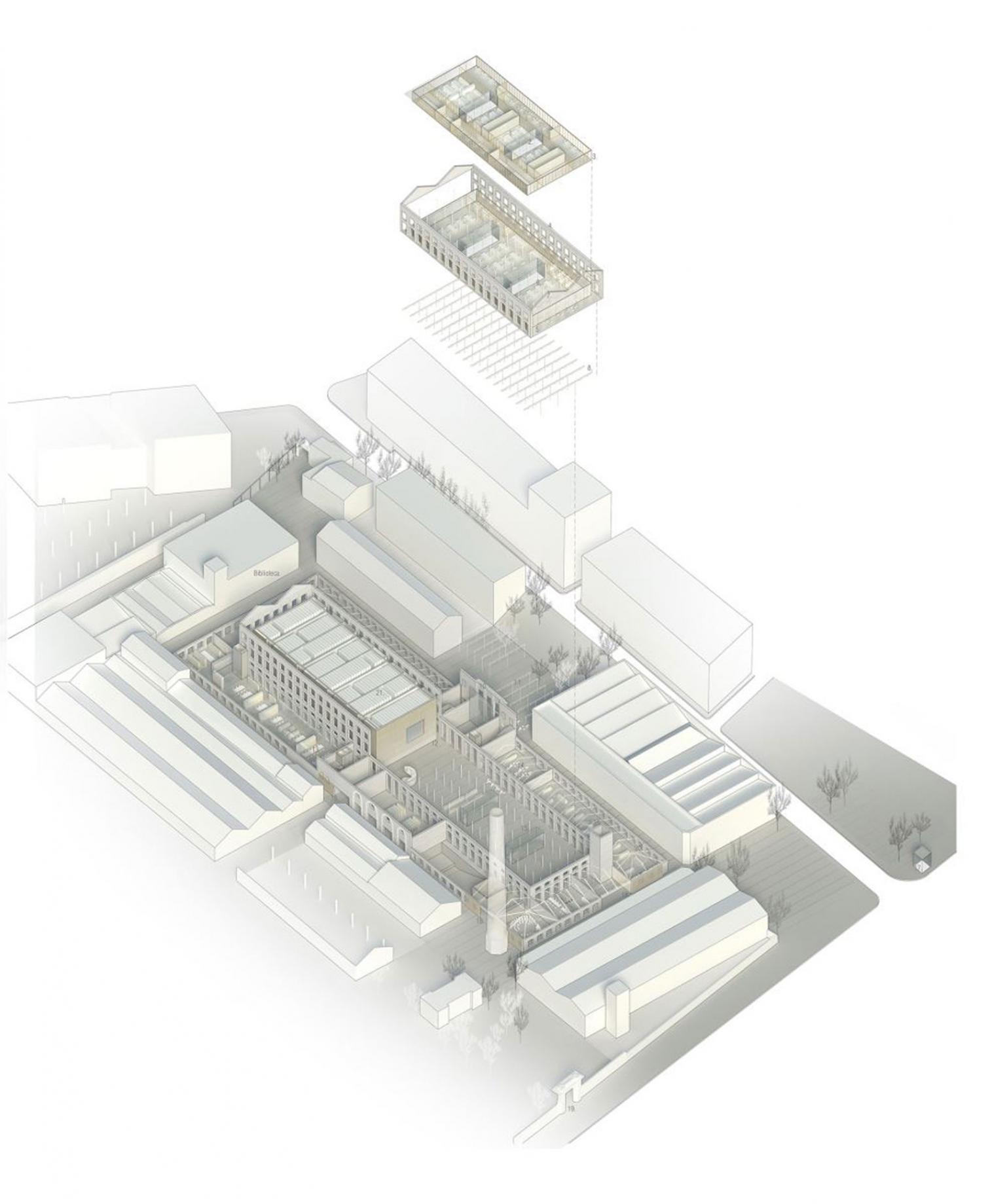 巴塞罗那城市档案馆新总部设计-2