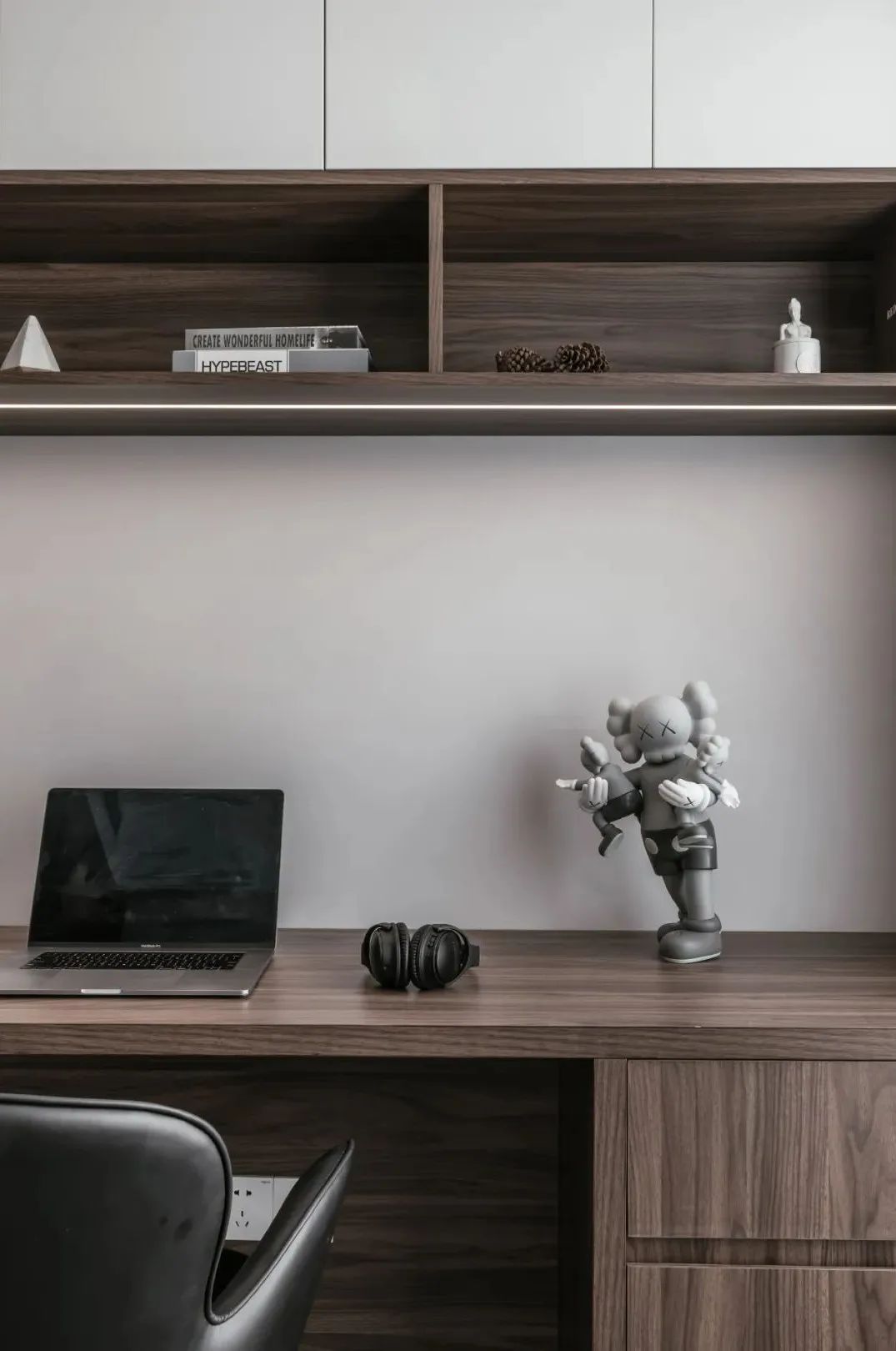 89㎡现代简约四室,境相设计打造黑白时尚空间-69