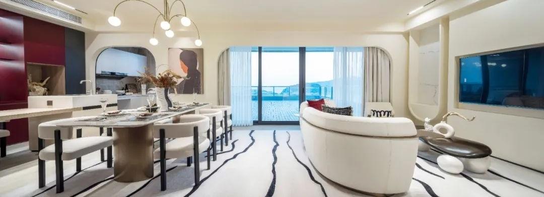 温州东望蓝海叠墅样板间丨中国温州丨鲲誉设计,美域高-29