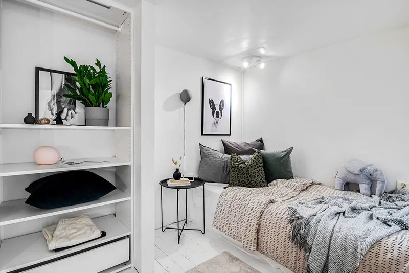 55 平米瑞典公寓双层床设计-10