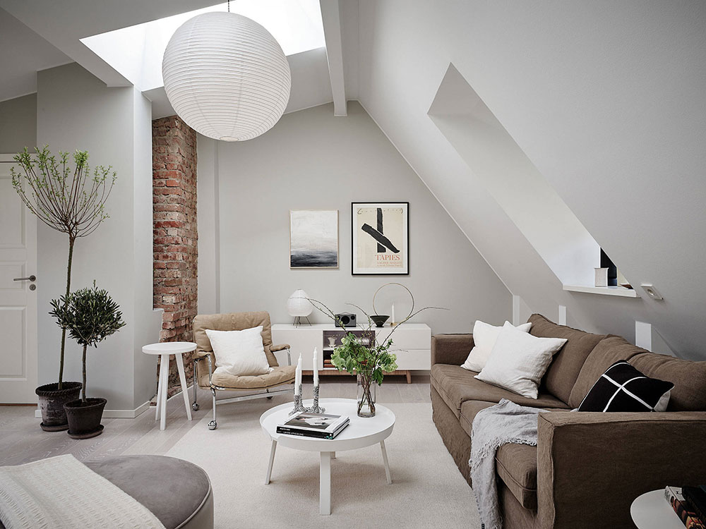 瑞典哥德堡阁楼公寓，屋顶露台与生活空间的巧妙结合-2