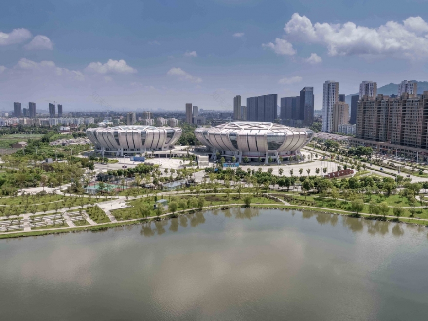 苍南体育中心 | 型钢桁架结构与曲线美学的完美结合-11