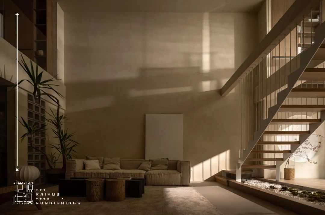 重庆渝北海悦蓝庭 | 侘寂风中的三代同堂生活-38