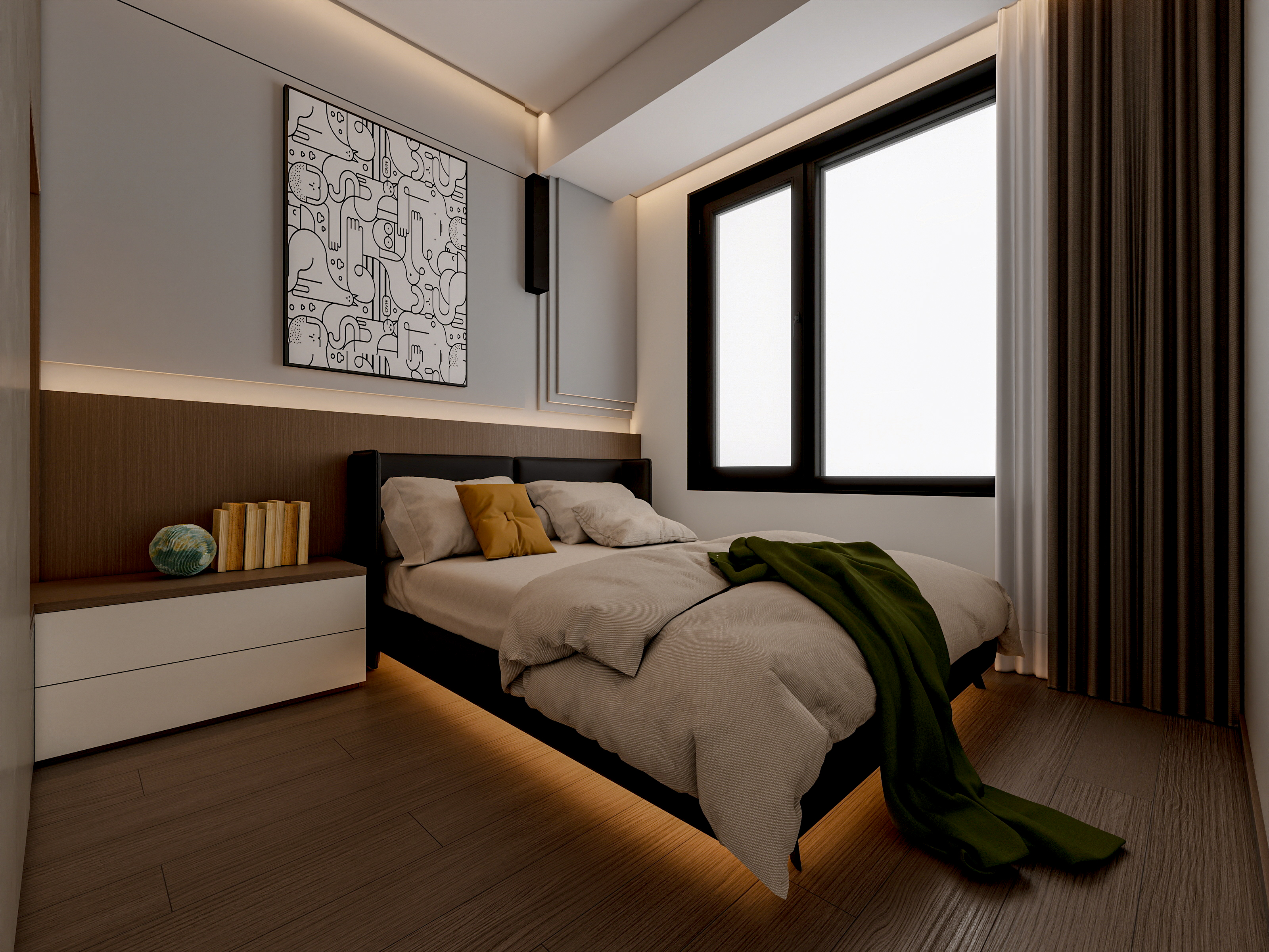 四川成都青羊樾府（123平意式三居室）-32