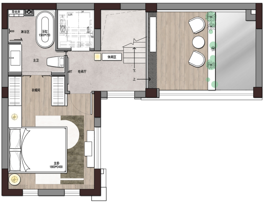 首发.璞凡设计｜上海阅麓山275㎡别墅，有温度的侘寂极简-53