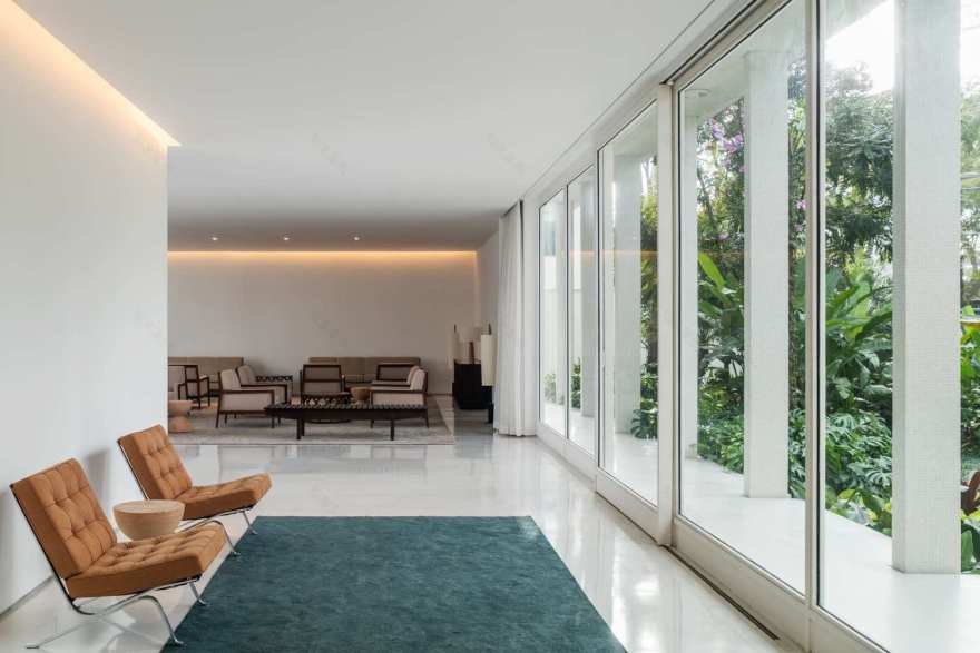巴西 Campo Belo Residence 现代主义风格翻新-39