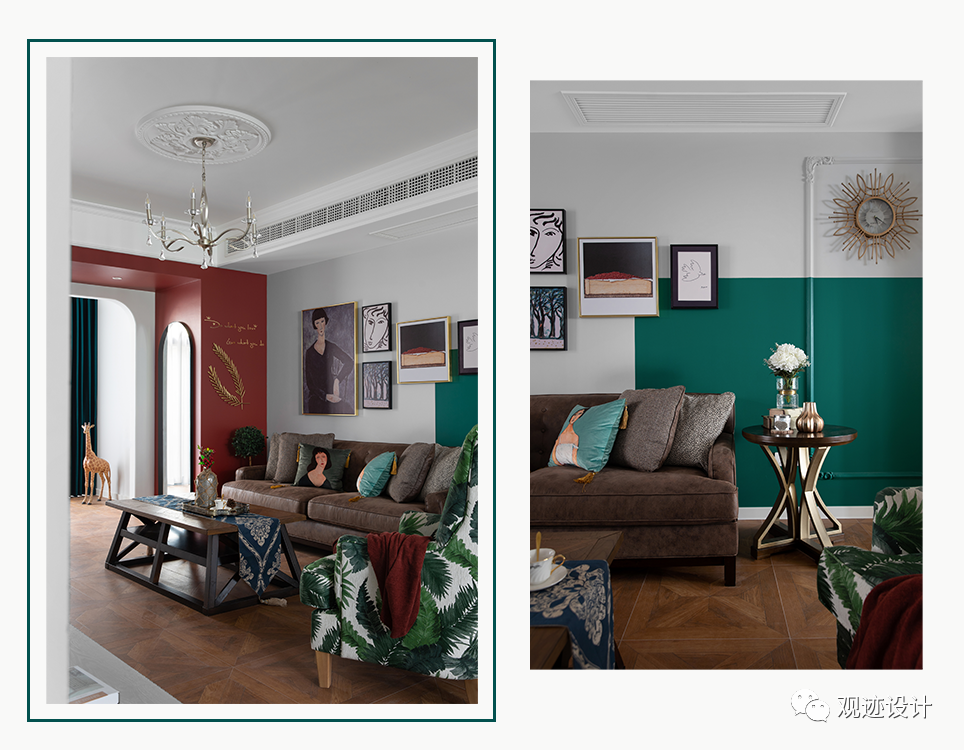 湖南长沙 158㎡复古美式家居,浪漫艺术与生活的交融-48