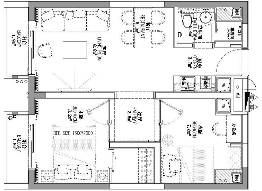 光明六时辰——现代简约风住宅  石头兄弟-42