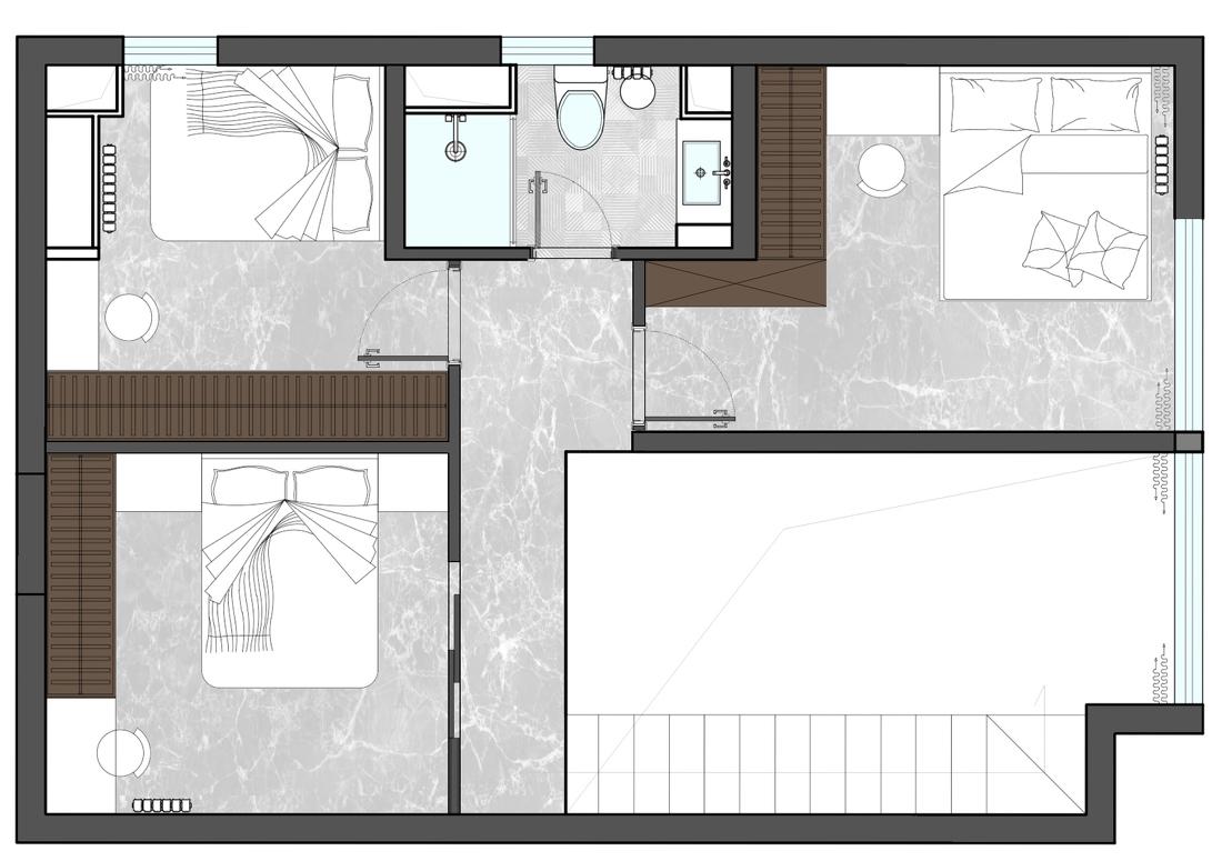 简约舒适二胎之家-79