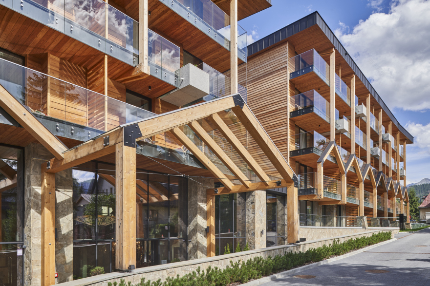 波兰 Zakopane 山岳公寓度假胜地丨Karpiel Steindel Architektura-33